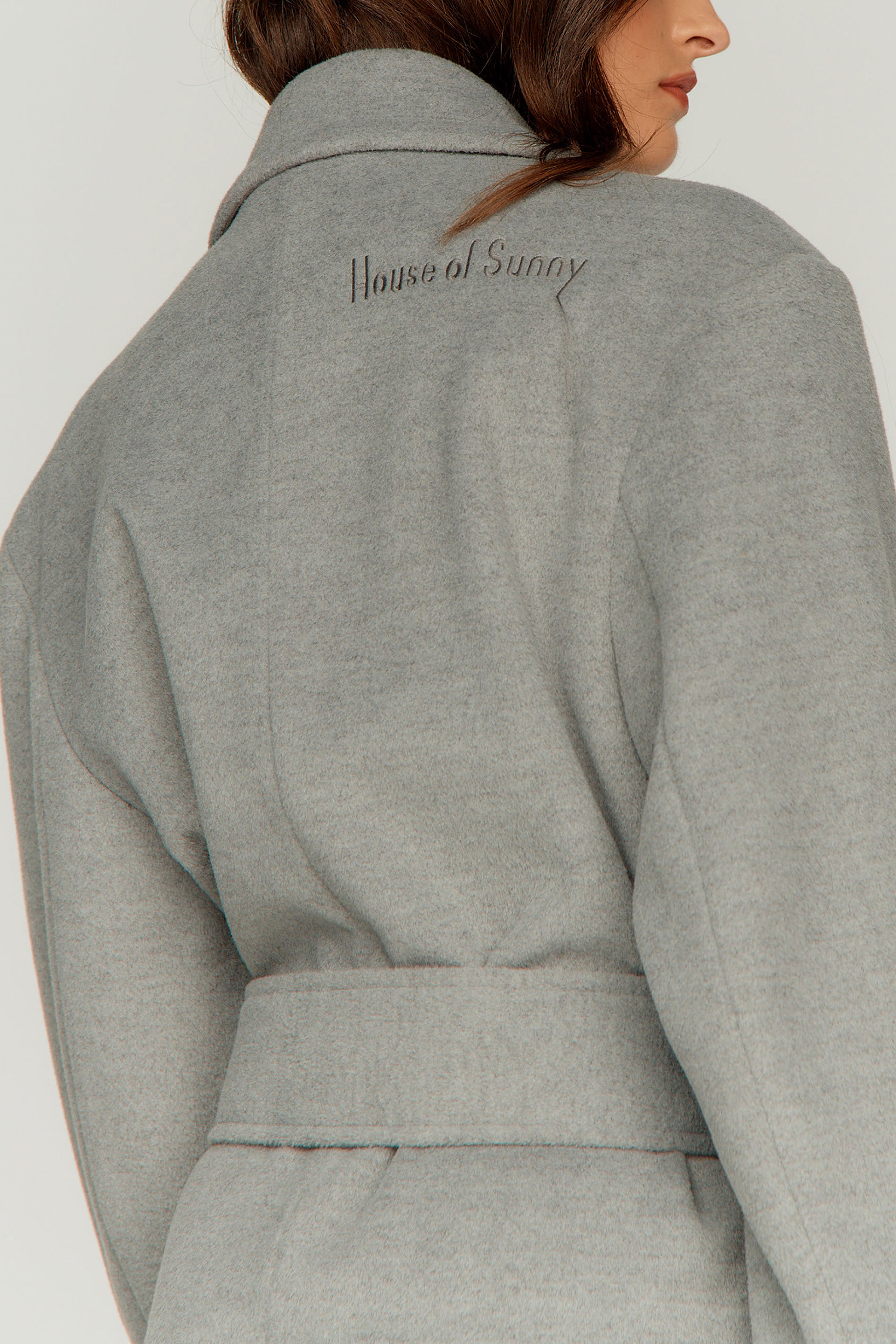 HOUSE OF SUNNY - 코트 - [House of Sunny] ACCENT OVERCOAT - VOL2426 SCHOOL GREY