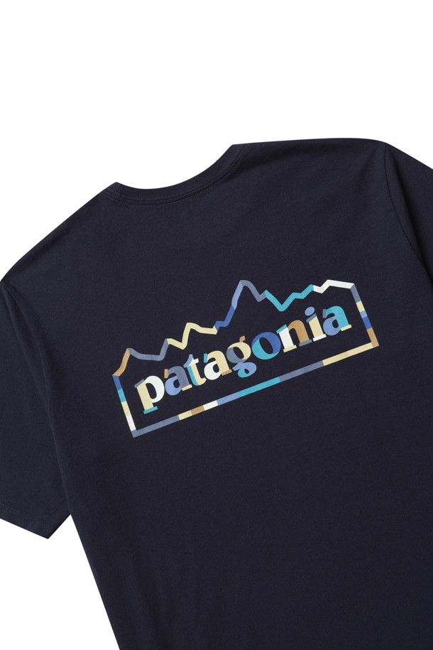 PATAGONIA - 반팔티셔츠 - Mens Unity Fitz Responsibili Tee - New Navy