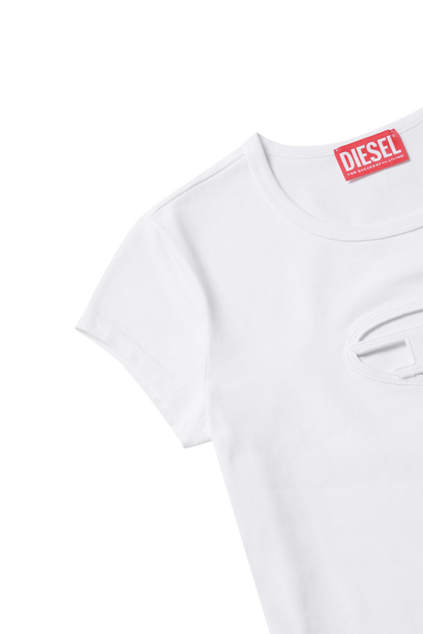DIESEL - 반소매 티셔츠 - T Angie T-shirt - White