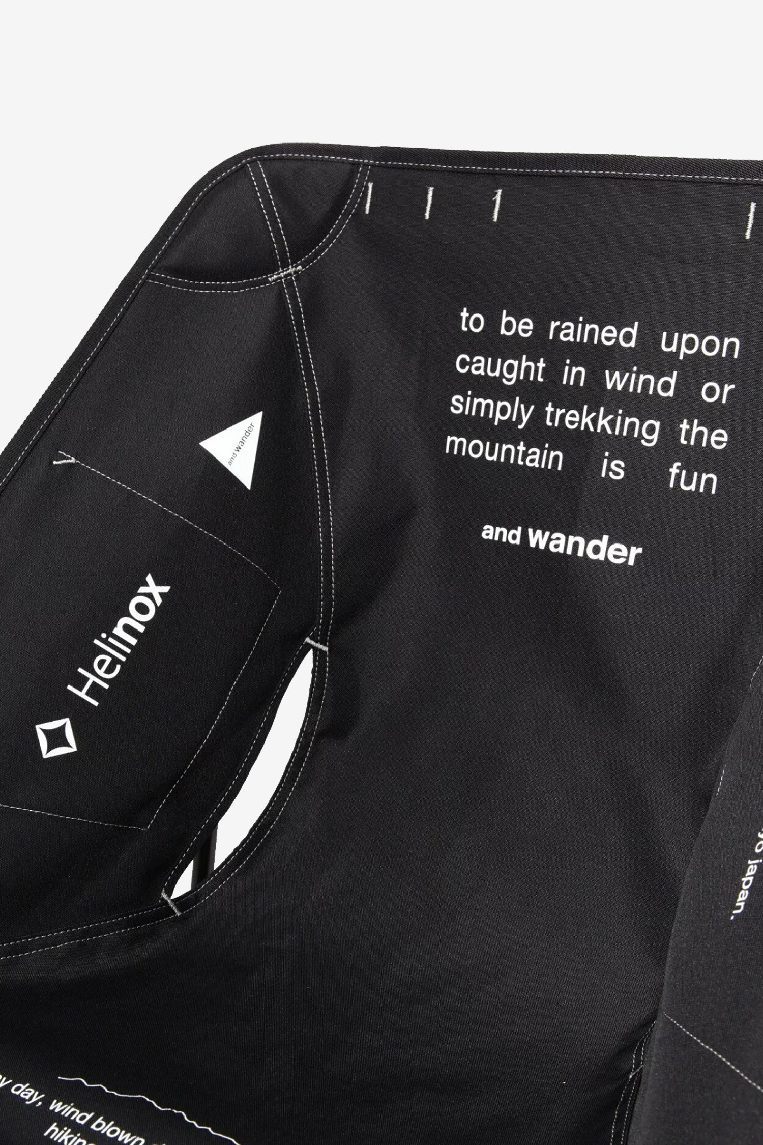 AND WANDER - 아웃도어 장비/용품 - (AND WANDER) Helinox × and wander folding chair one - 5744977380 010 BLACK