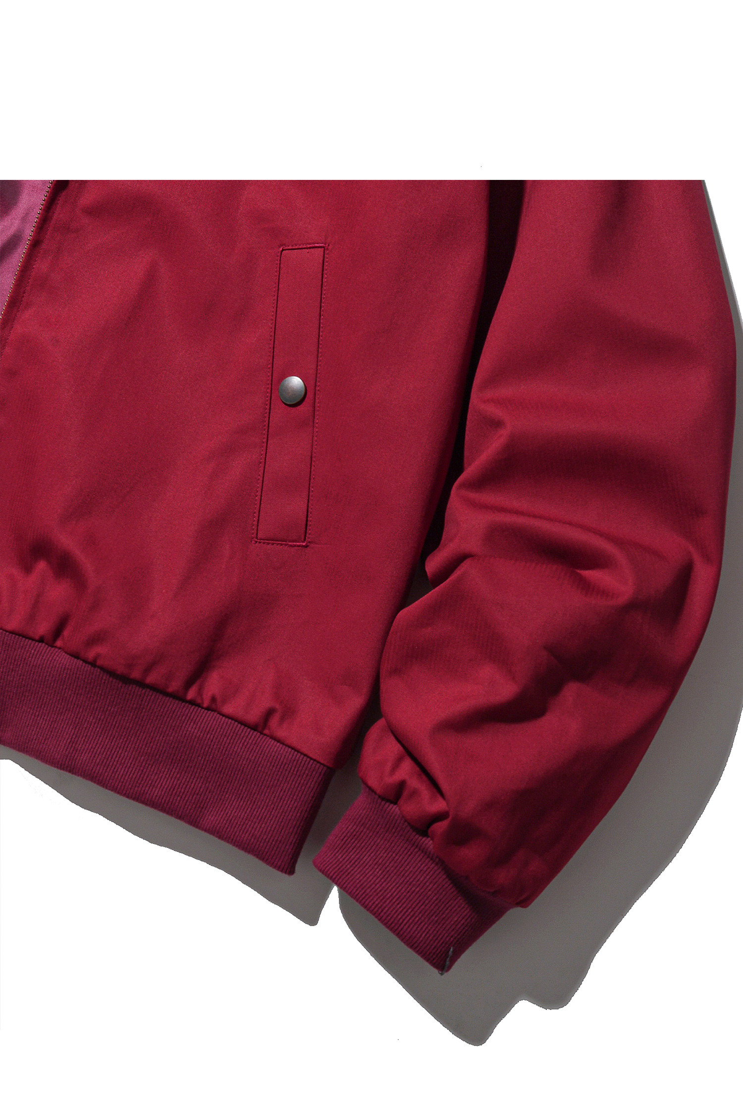 OURSELVES - 블루종/점퍼 - (OURSELVES) Micro Herrington Jacket - Red