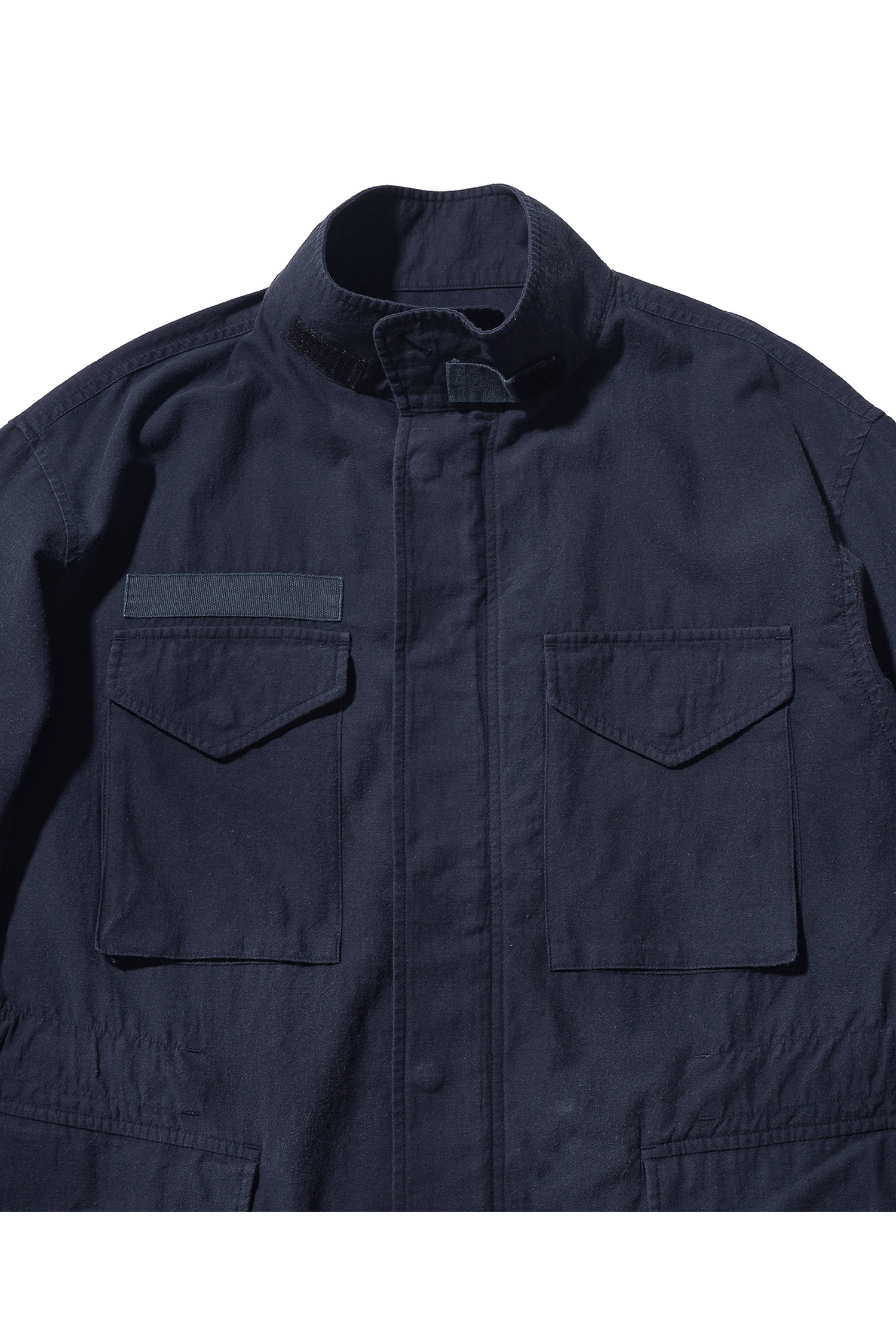 OURSELVES - 사파리/필드자켓 - (OURSELVES) Powder Washed M-65 Field Jacket - Navy