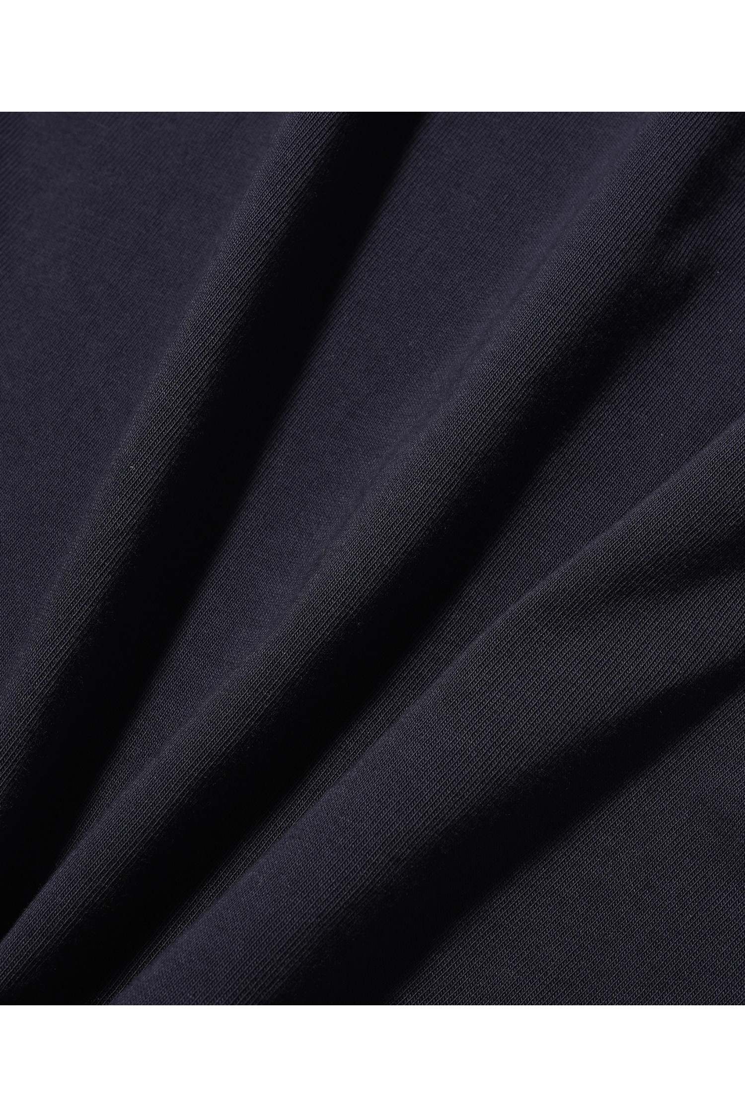 OURSELVES - 반팔티셔츠 - Silky Cotton Short Sleeve Vintage Navy