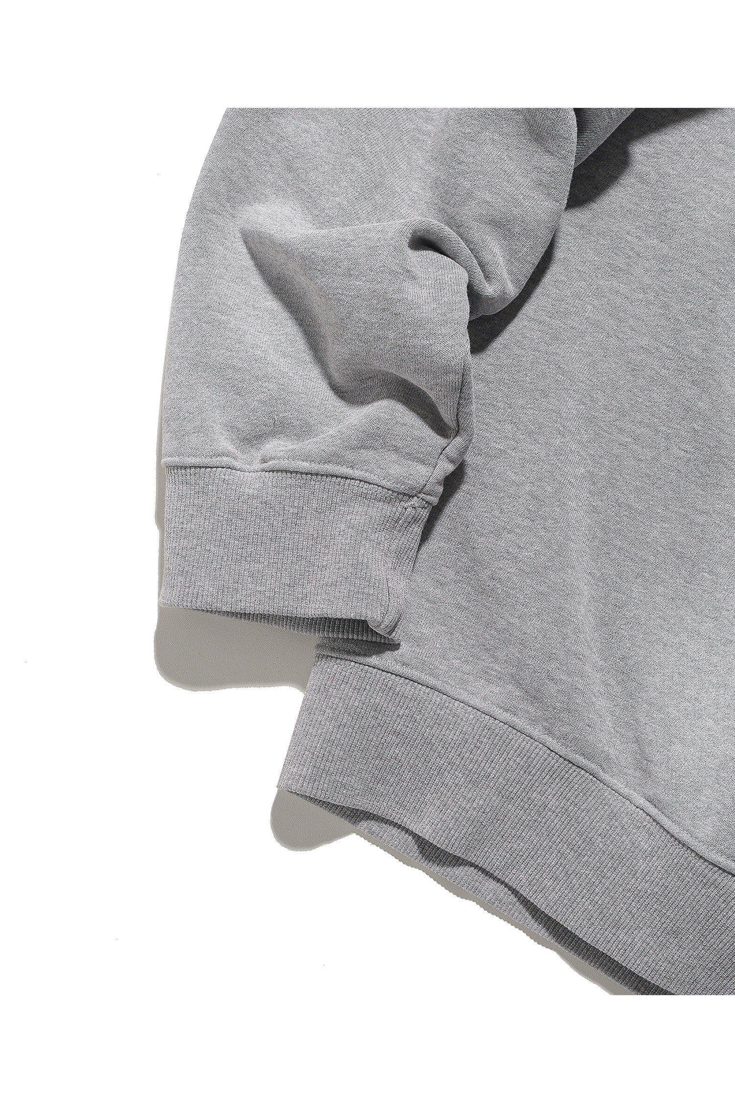 OURSELVES - 스웨트셔츠 - (OURSELVES) Washed Cotton Sweat Shirts (Graphic) Melange