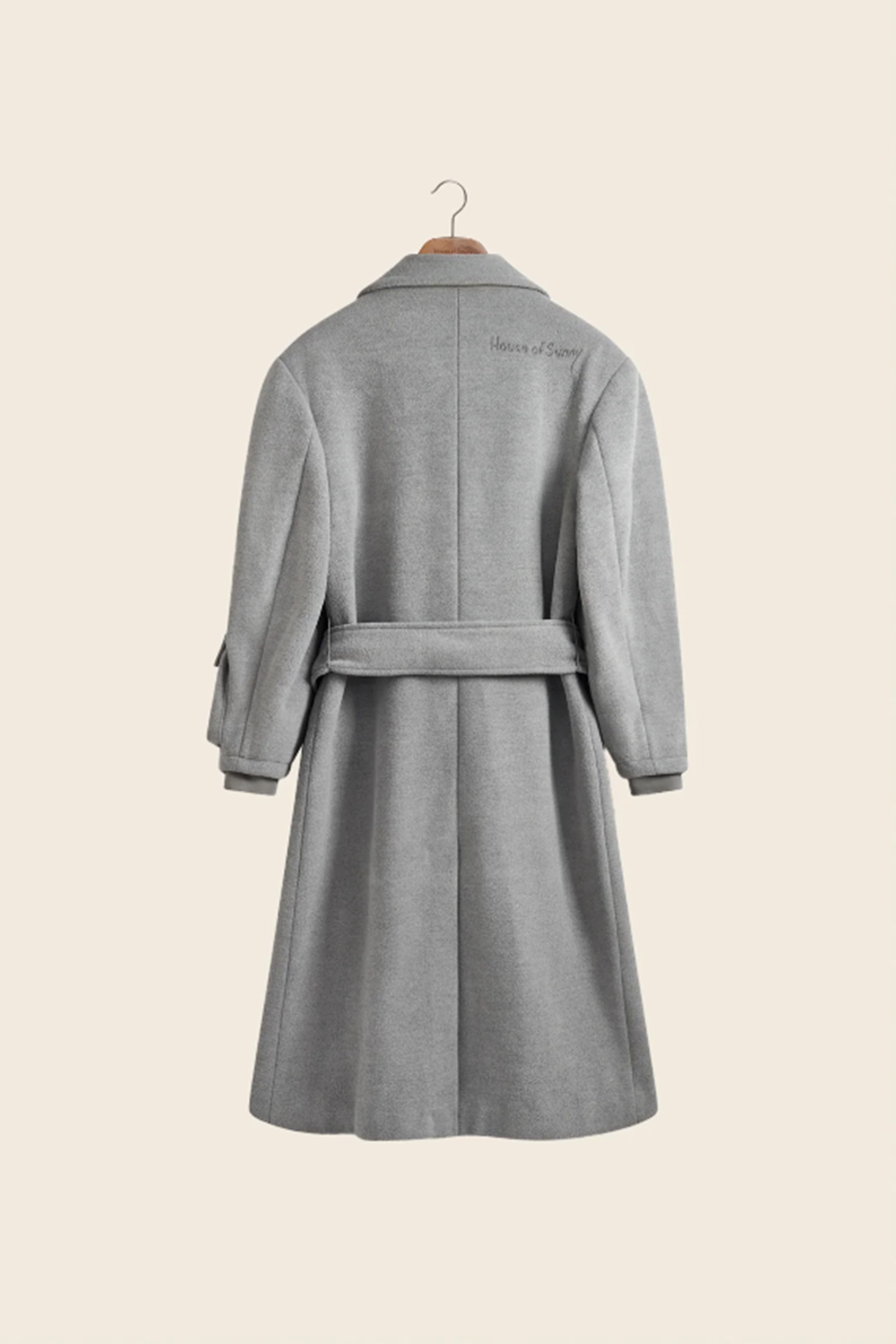 HOUSE OF SUNNY - 코트 - (House of Sunny) ACCENT OVERCOAT - VOL2426 SCHOOL GREY