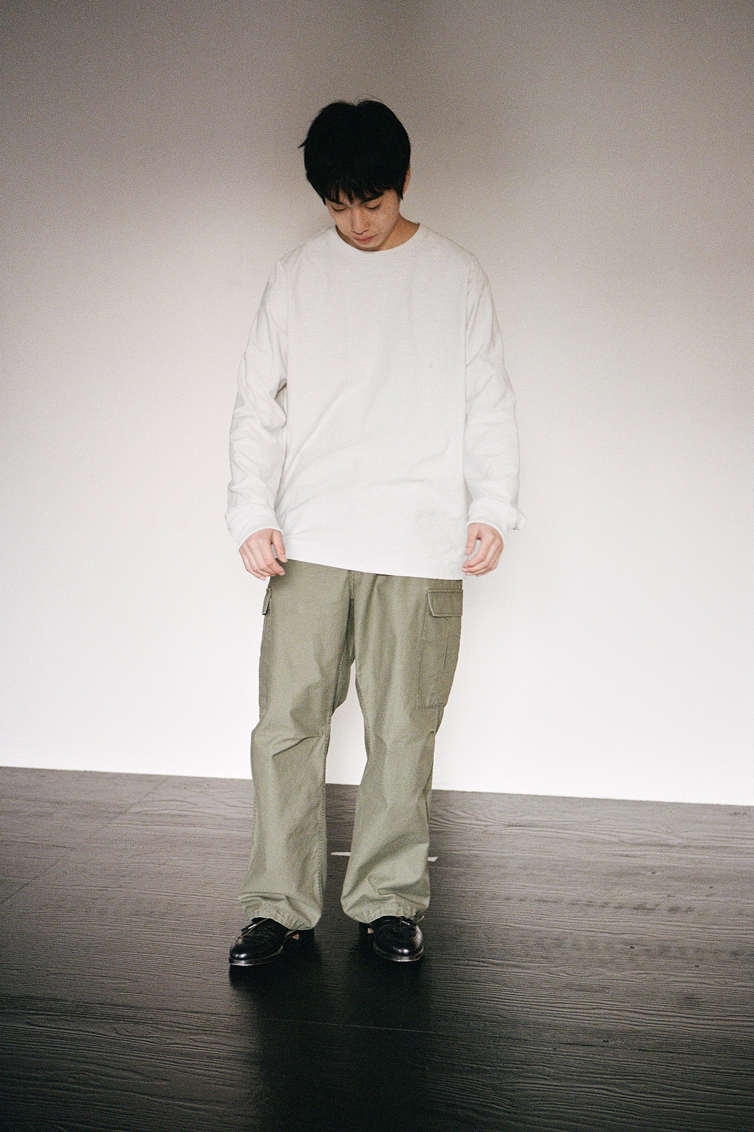 OURSELVES - 긴팔티셔츠 - (OURSELVES) Long Sleeve Off White