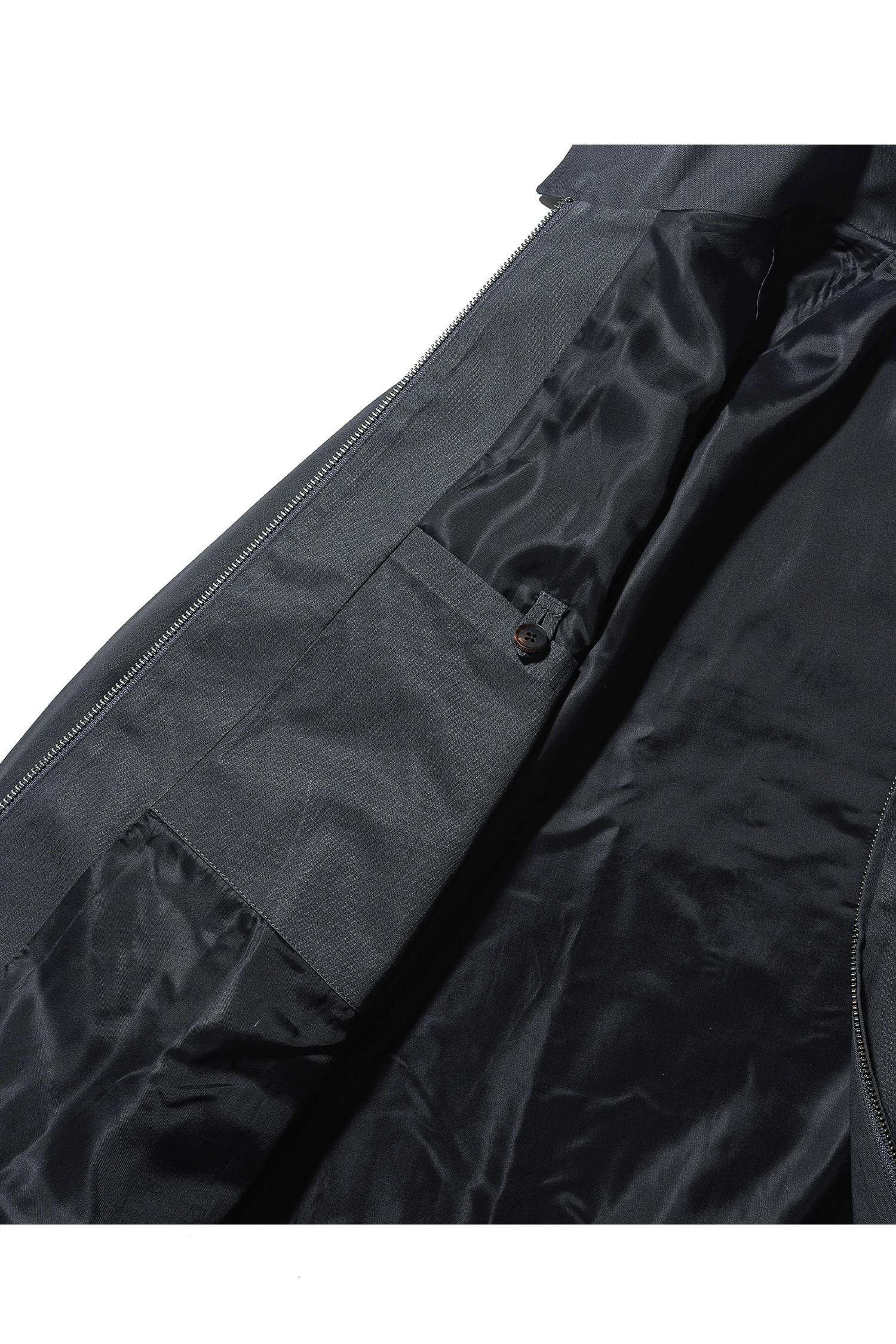 OURSELVES - 블루종/점퍼 - (OURSELVES) Micro Herrington Jacket - Charcoal