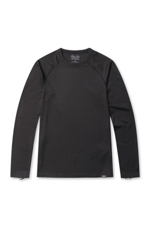 M'S CAPILENE MIDWEIGHT CREW - BLACK
