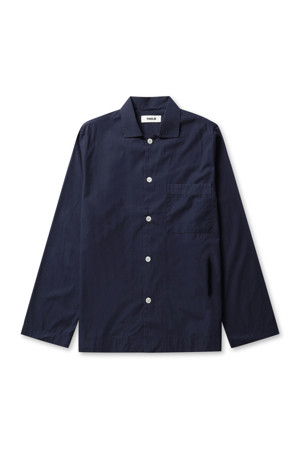 Poplin Long Sleeve Shirts - True Navy