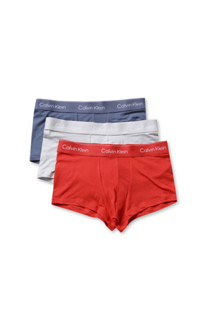 3 Pack Low Rise Trunks - Vintage Indigo / Micro Chip / Molten