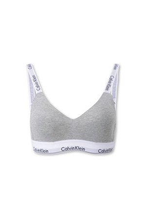 Lightly Lined Bralette - Grey Heather