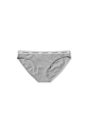 Bikini Briefs Icon Logo - Grey Heather