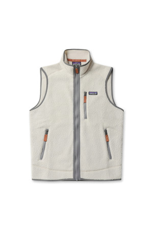 M'S RETRO PILE VEST - PELICAN
