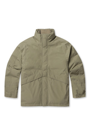 (NANAMICA) GORE-TEX SHORT DOWN JACKET - KHAKI BEIGE