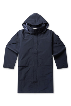 (NANAMICA) 2L NYLON GORE-TEX CRUISER COAT - NAVY