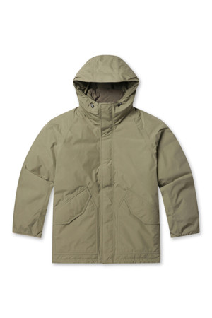 (NANAMICA) GORE-TEX DOWN COAT - KHAKI BEIGE