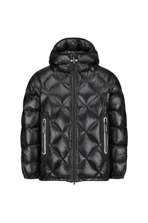 (AND WANDER) DIAMOND STITCH DOWN HOODIE 2 - BLACK