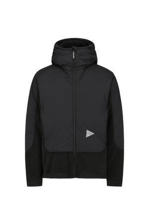 (AND WANDER) TOP FLEECE JACKET - BLACK