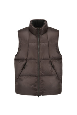 PERTEX QUANTUM DOWN VEST - DEEP BROWN