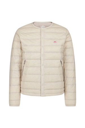 WOMEN'S CREWNECK INNER DOWN JACKET - OYSTER WHITE