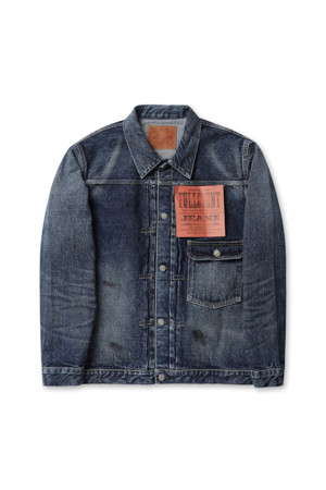 2050-2107 FEAR OF THE DARK TYPE 1 DENIM JACKET - INDIGO BLUE