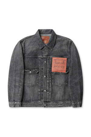 2102BKHW TYPE 2 BLACK DENIM JACKET - DARTFORD