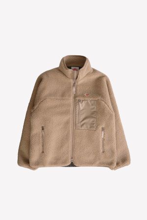 (DANTON) MEN'S INSULATION LIGHT BOA STAND COLLAR JACKET - DT-A0195 BEIGE