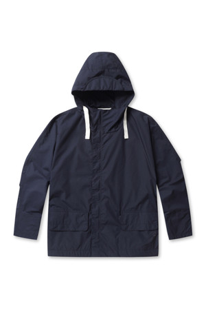 Hooded Deck Jacket - Dark Navy