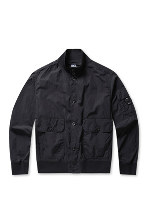 Chrome-R Full Button Jacket - BLACK