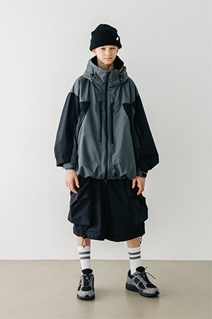 GORE-TEX CITY MOUNTAIN PARKA - GRAY / BLACK