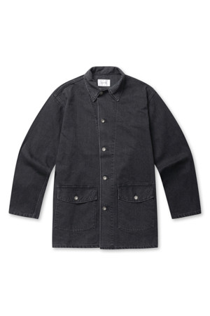 M-41 US ARMY Denim Coverall Jacket - Medium Black