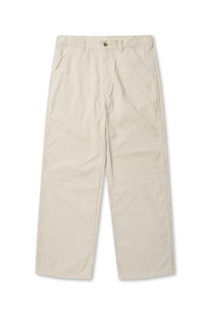 (NANAMICA) CORDUROY DOCK PANTS - OFF WHITE