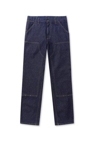 DOUBLE KNEE PANT - Denim Blue