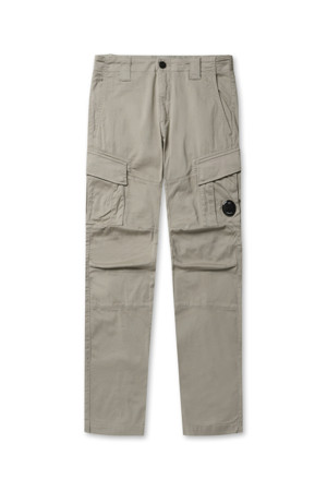 Stretch Sateen Cargo Lens Pants - VINTAGE KHAKI