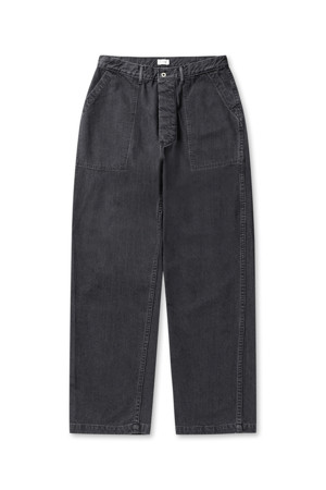 Denim Baker Pants - Medium Black