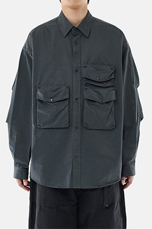 GEAR POCKET SHIRT - IRON GRAY