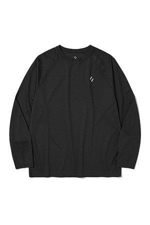 Brisa Raglan Long sleeves T-shirt - BLACK