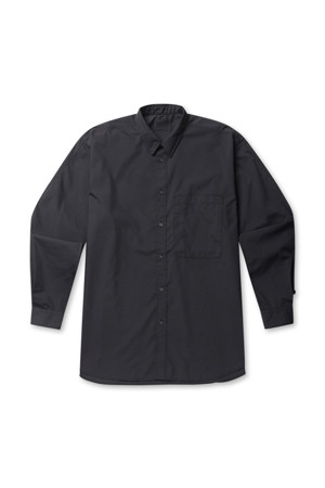 TECH REGULAR STRIPE SHIRT L/S - BLACK