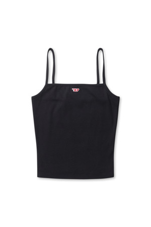 T Hop D patch Cami Top - Black