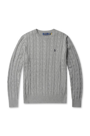 LS DRIVER CN-LONG SLEEVE-PULLOVER - FAWN GREY HEATHER