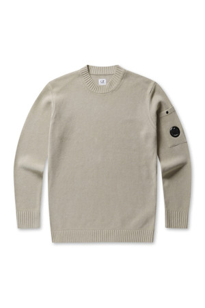 CHENILLE COTTON LENS KNIT - VINTAGE KHAKI