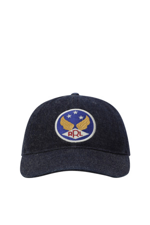 WINGED-LOGO BALL CAP - RINSE