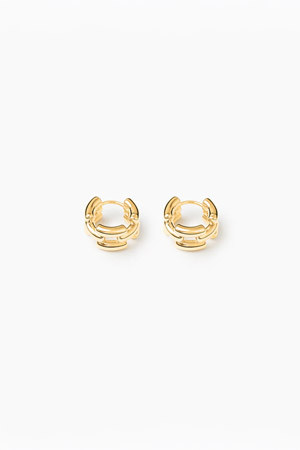 (LIE STUDIO) THE JOHANNA EARRINGS - GOLD
