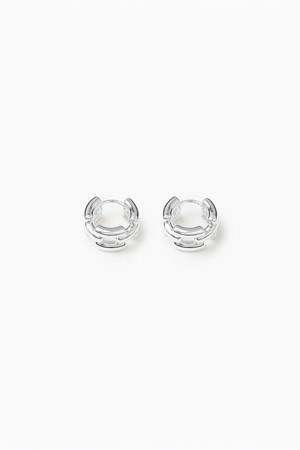 (LIE STUDIO) THE JOHANNA EARRINGS - SILVER