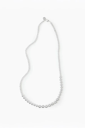 (LIE STUDIO) THE OLIVIA NECKLACE - SILVER