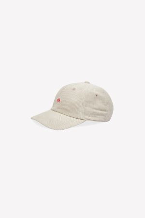 (DANTON) CORDUROY 6PANEL CAP - DT-H0227 GREIGE 