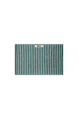  Terry Guest towel (Sailor Stripes) 30X50 - Teal Green Stripes