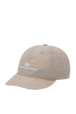 NYLON TAFFETA 6PANEL CAP - SAND BEIGE