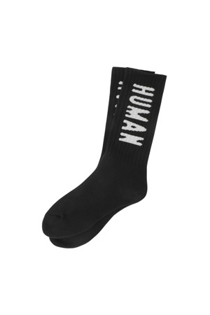 HM LOGO SOCKS - BLACK