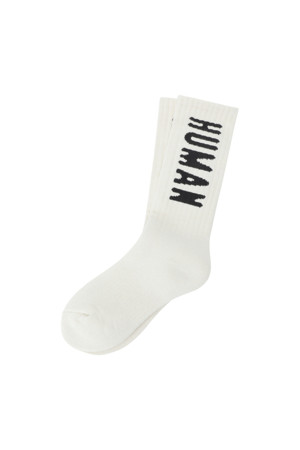 HM LOGO SOCKS - WHITE